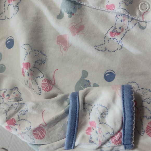 The Beaufort Bonnet Company Convertible Gown Size3m Kitty Puppy - Picture 3 of 4